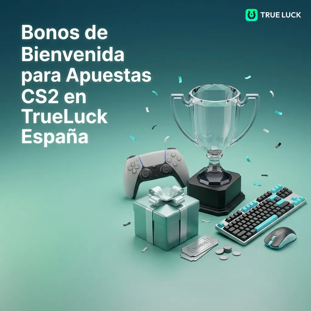 TrueLuck welcome bonus for CS2 betting in Spain: 100% up to €300 for sports bets with registration and deposit steps
