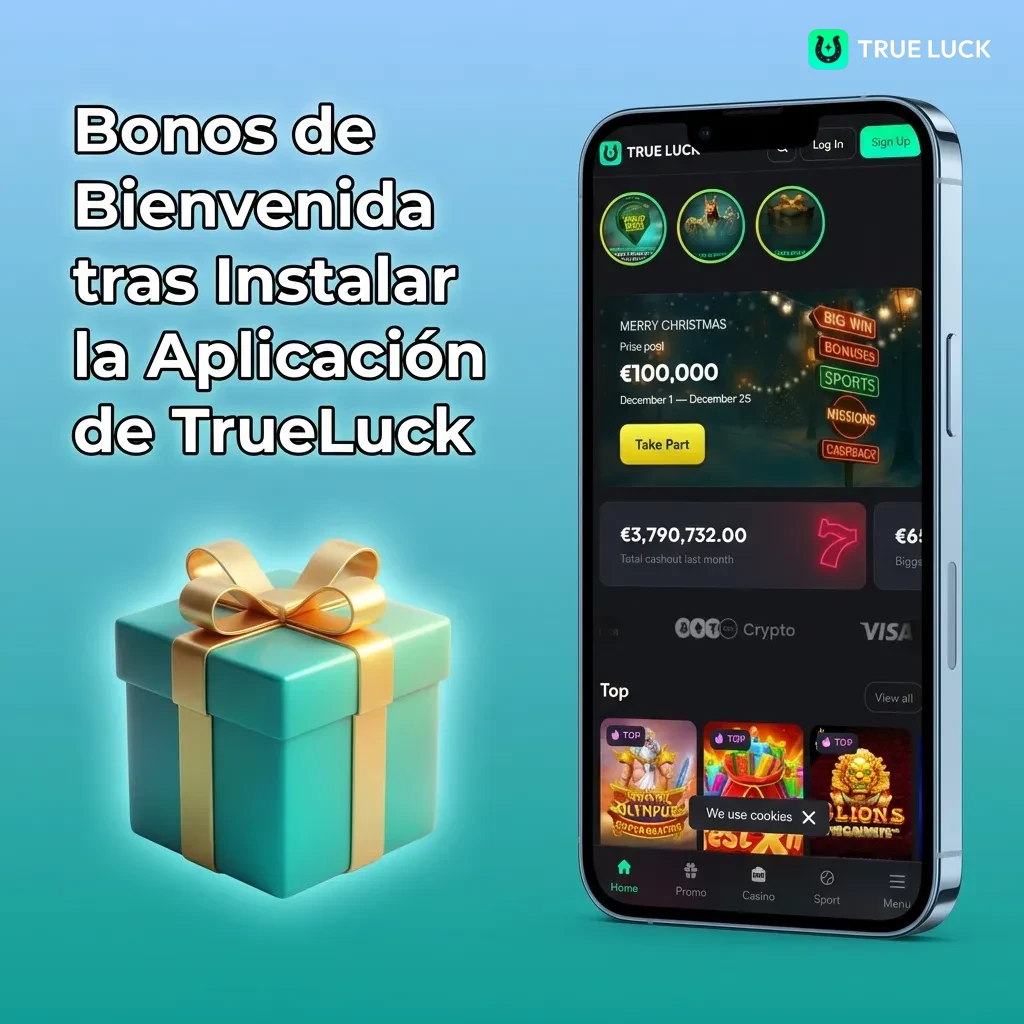 TrueLuck welcome bonus package: 250% up to €4000 + 175 free spins for slots, live casino, and sports betting offers