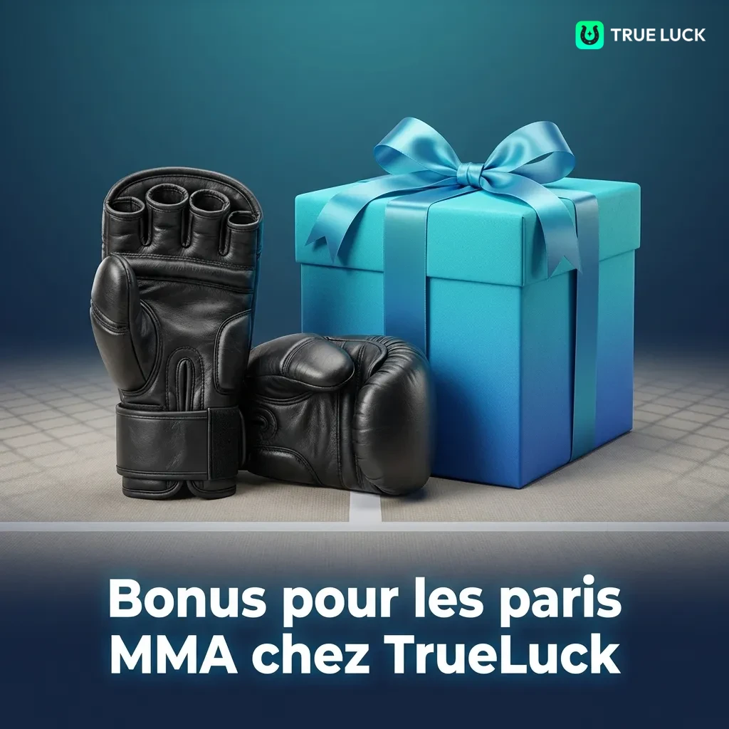 TrueLuck MMA betting bonus: €300 welcome offer with 5x wagering requirement on 1.50+ odds, 30-day validity period.