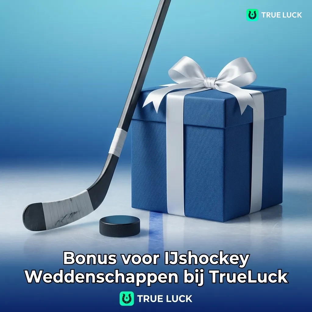 TrueLuck ijshockey bonus: 100% welkomstbonus tot €300 voor nieuwe spelers bij eerste storting van minimaal €10