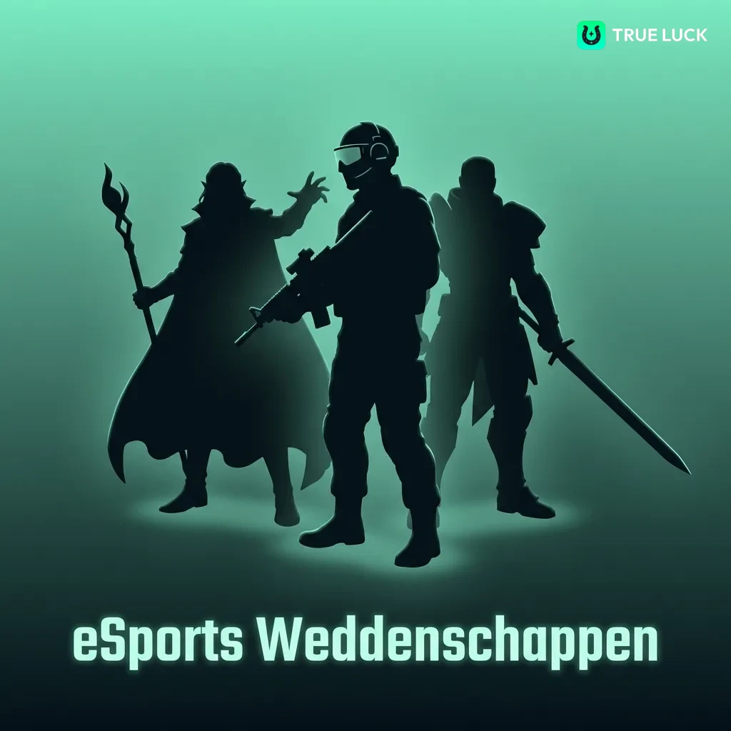 eSports weddenschappen op populaire games zoals Dota 2, CS 2, League of Legends en StarCraft II bij TrueLuck