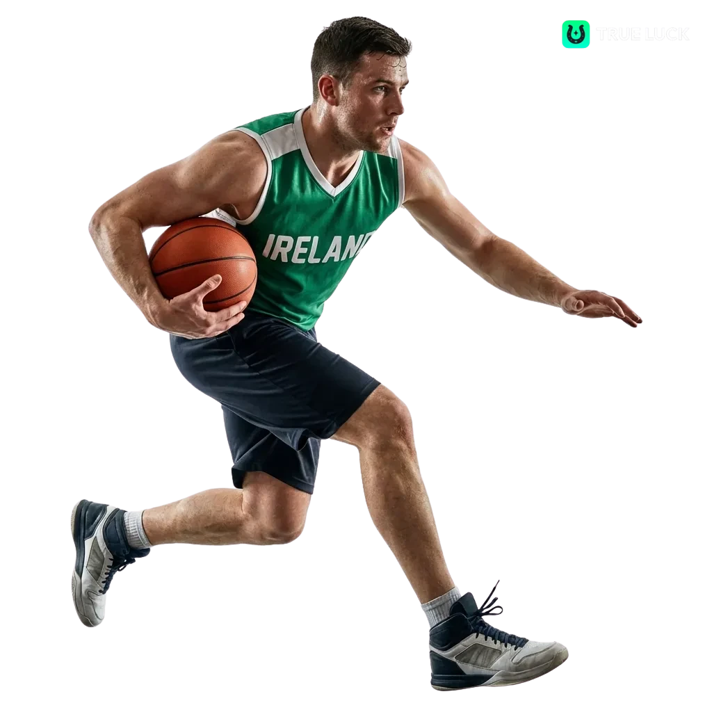 TrueLuck betting platform interface showing sports and casino games available for Irish players