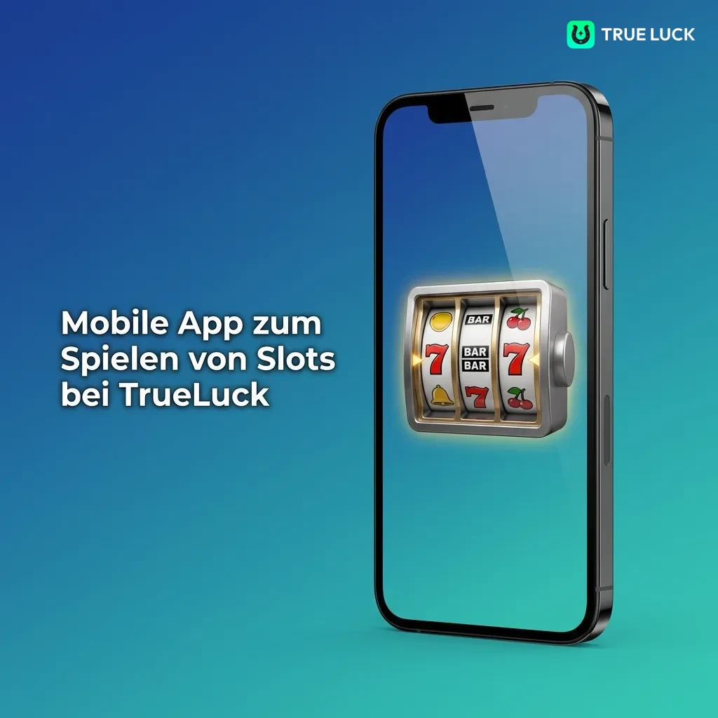 TrueLuck mobile App interface showing slot game selection and intuitive navigation for on-the-go gaming