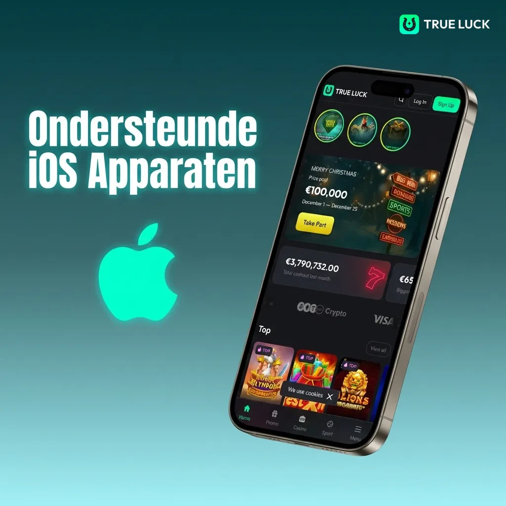 TrueLuck app compatibele Apple apparaten lijst met iPhone en iPad modellen vanaf 2017