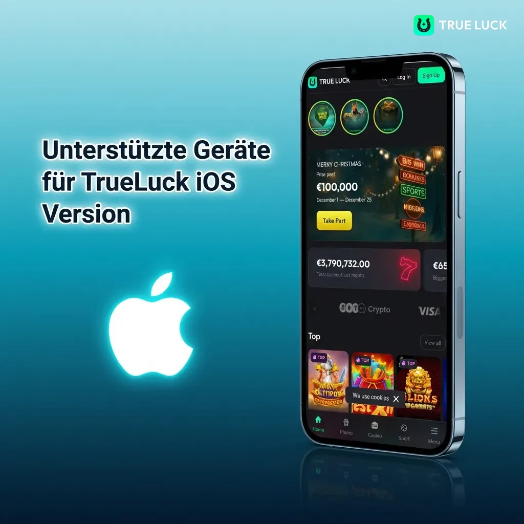 TrueLuck iOS-kompatible Apple-Geräte: iPhones und iPads ab iOS 12.0 mit Safari-Browser-Unterstützung