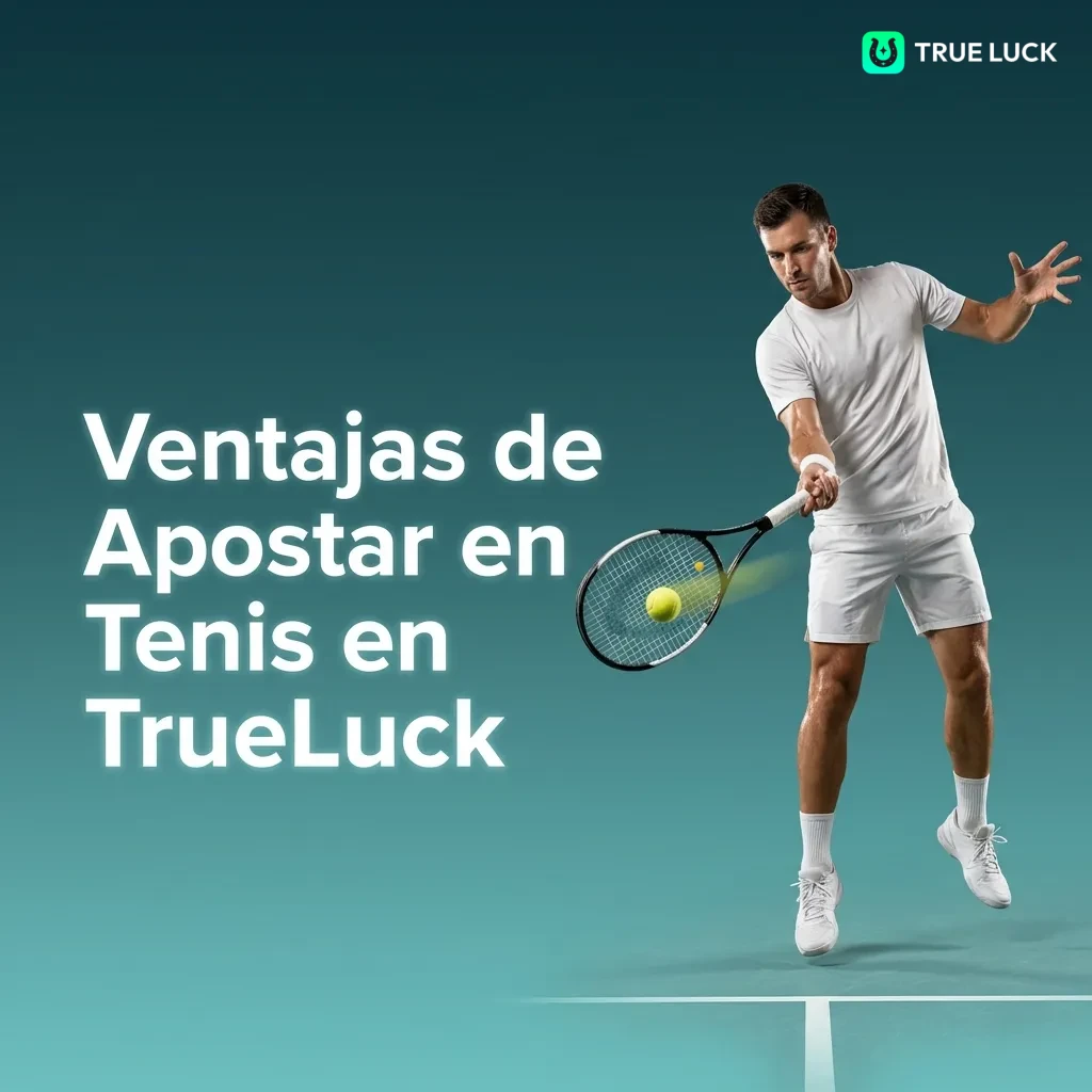 TrueLuck tennis betting interface showing live odds, cash out options, tournament coverage, and integrated match statistics