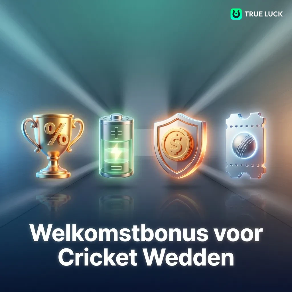 100% welkomstbonus tot €300 voor cricket wedden bij eerste storting, geldig op IPL en internationale wedstrijden