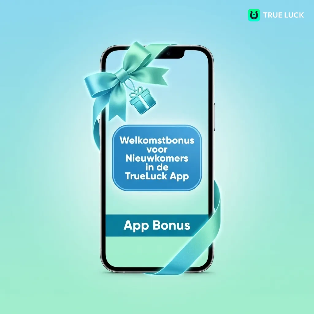 TrueLuck App welcome bonus options: 100% sports bonus up to €300 or 250% casino bonus up to €4,000 with free spins